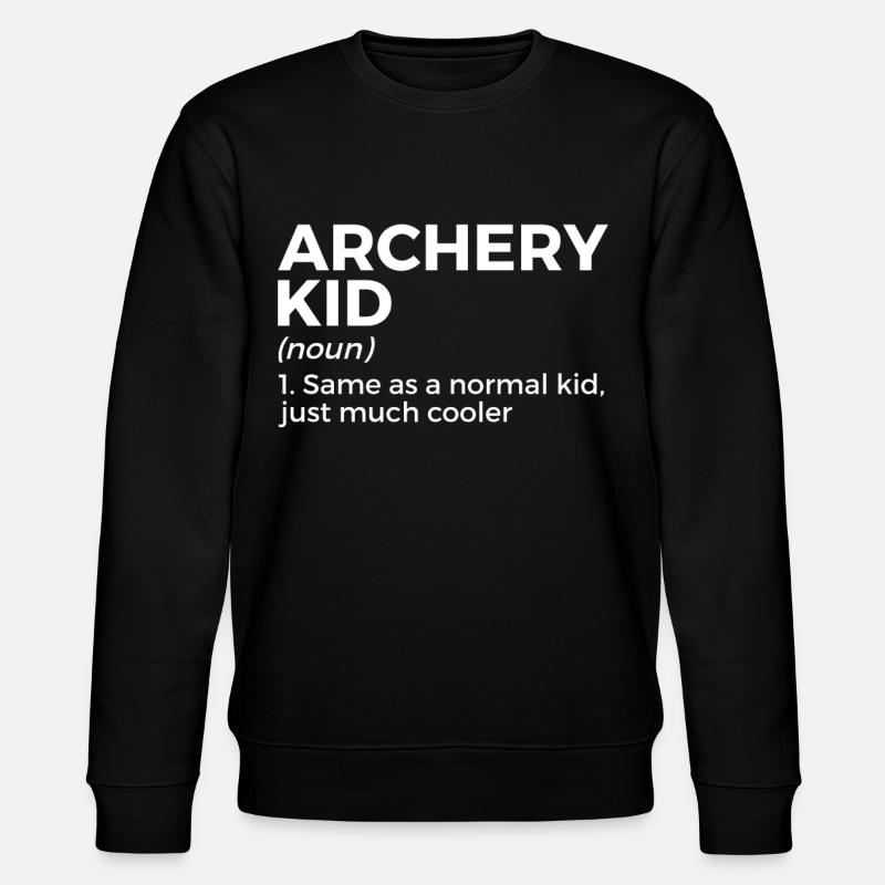 Archery Archer - Stanley/Stella CHANGER Unisex Organic Sweatshirt - black