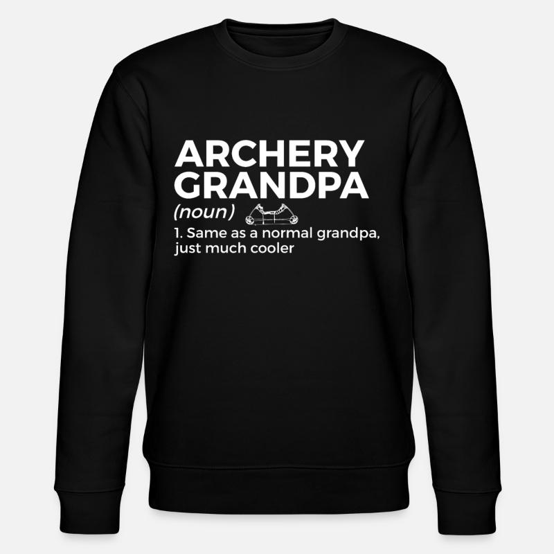 Archery Archer - Stanley/Stella CHANGER Unisex Organic Sweatshirt - black