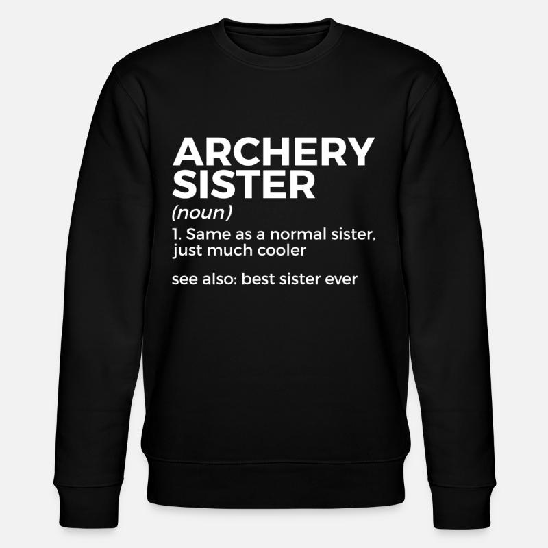 Archery Archer - Stanley/Stella CHANGER Unisex Organic Sweatshirt - black
