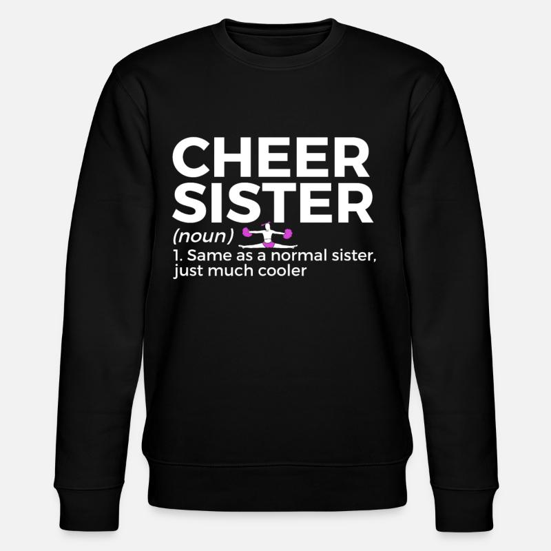 Cheerleader Cheerleading - Stanley/Stella Unisex Bio-Sweatshirt CHANGER - Schwarz