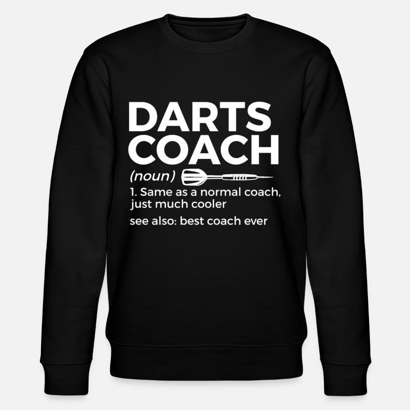 Darts Player Darts - Stanley/Stella CHANGER Unisex Organic Sweatshirt - black