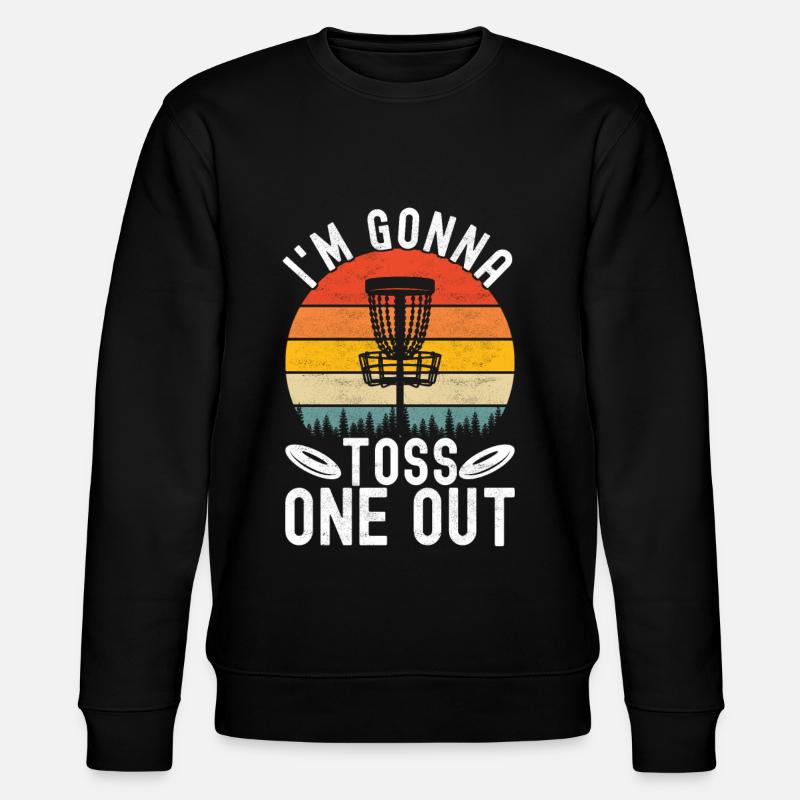 Disc Golf Disc Golfer - Stanley/Stella CHANGER Unisex Organic Sweatshirt - black