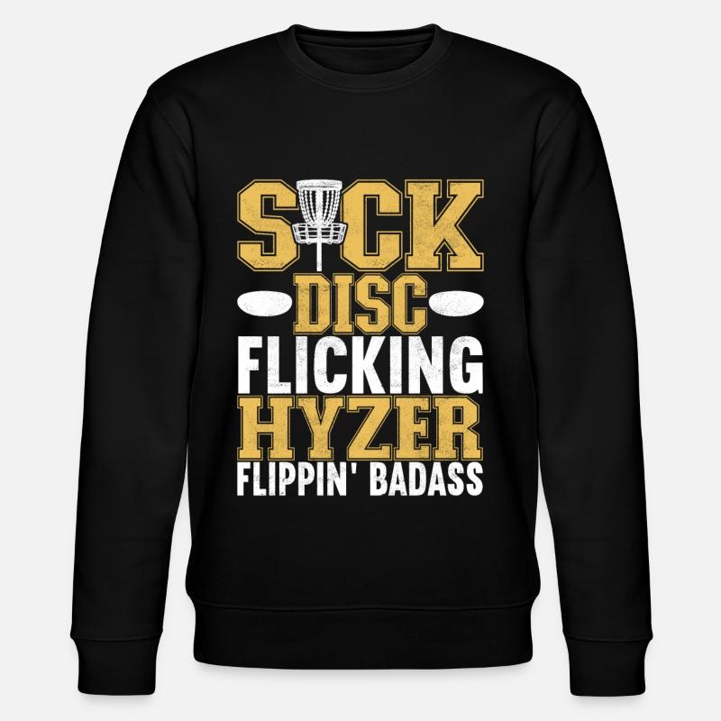 Disc Golf Disc Golfer - Stanley/Stella CHANGER Unisex Organic Sweatshirt - black