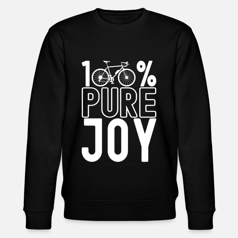 Fahrrad Fahrradfahrer - Stanley/Stella Unisex Bio-Sweatshirt CHANGER - Schwarz