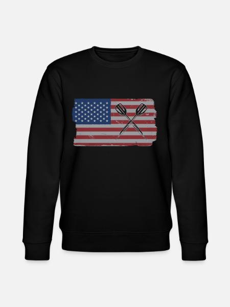 Darts Player Darts - Stanley/Stella CHANGER Unisex Organic Sweatshirt - black