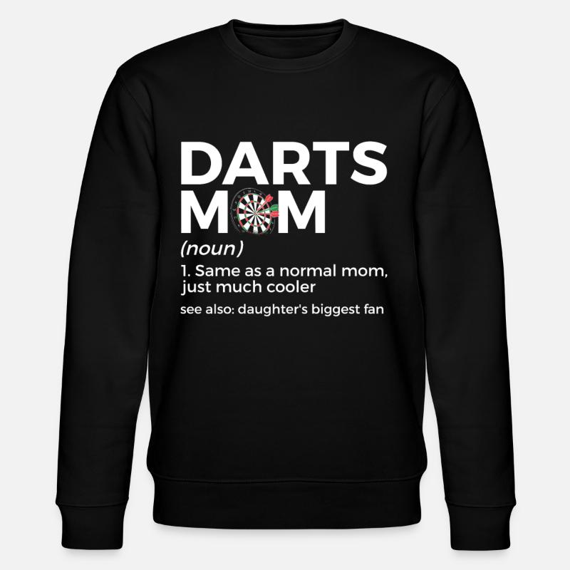 Darts Player Darts - Stanley/Stella CHANGER Unisex Organic Sweatshirt - black