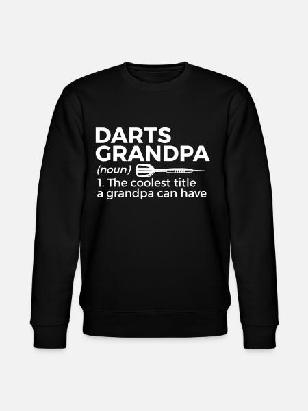 Darts Player Darts - Stanley/Stella CHANGER Unisex Organic Sweatshirt - black