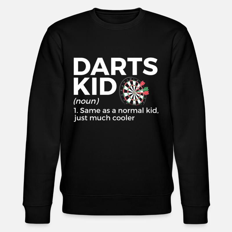 Darts Player Darts - Stanley/Stella CHANGER Unisex Organic Sweatshirt - black