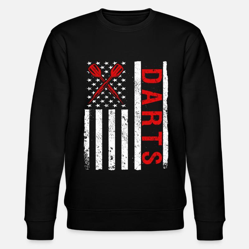 Darts Player Darts - Stanley/Stella CHANGER Unisex Organic Sweatshirt - black