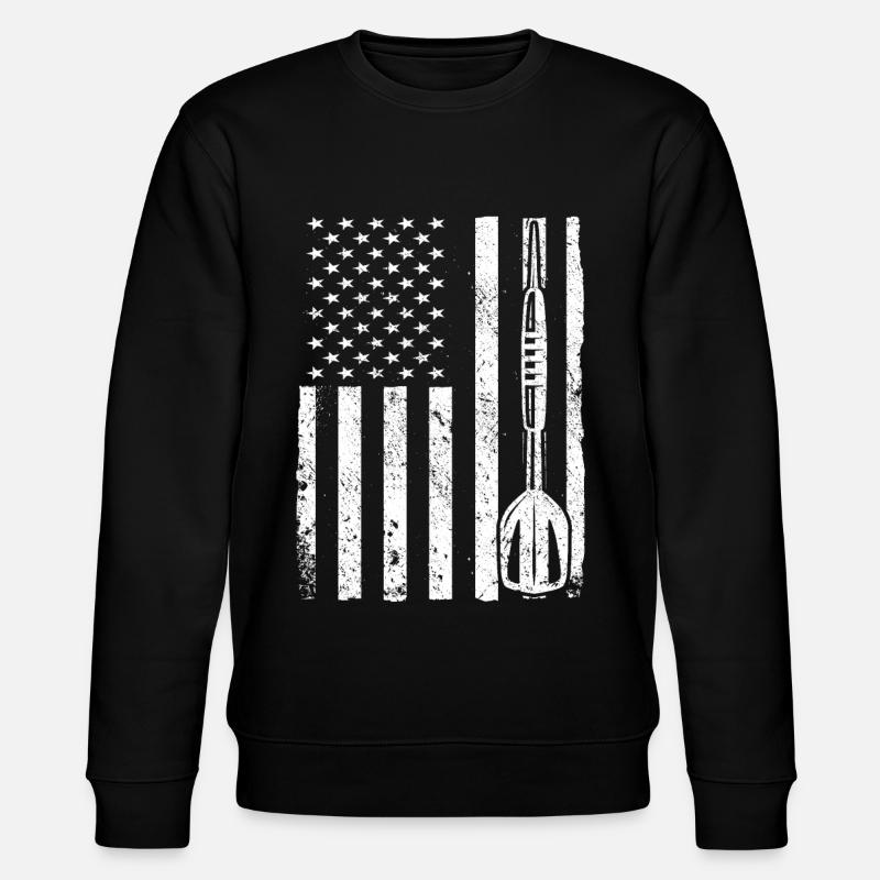 Darts Player Darts - Stanley/Stella CHANGER Unisex Organic Sweatshirt - black