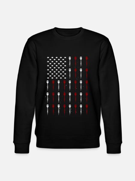 Darts Player Darts - Stanley/Stella CHANGER Unisex Organic Sweatshirt - black