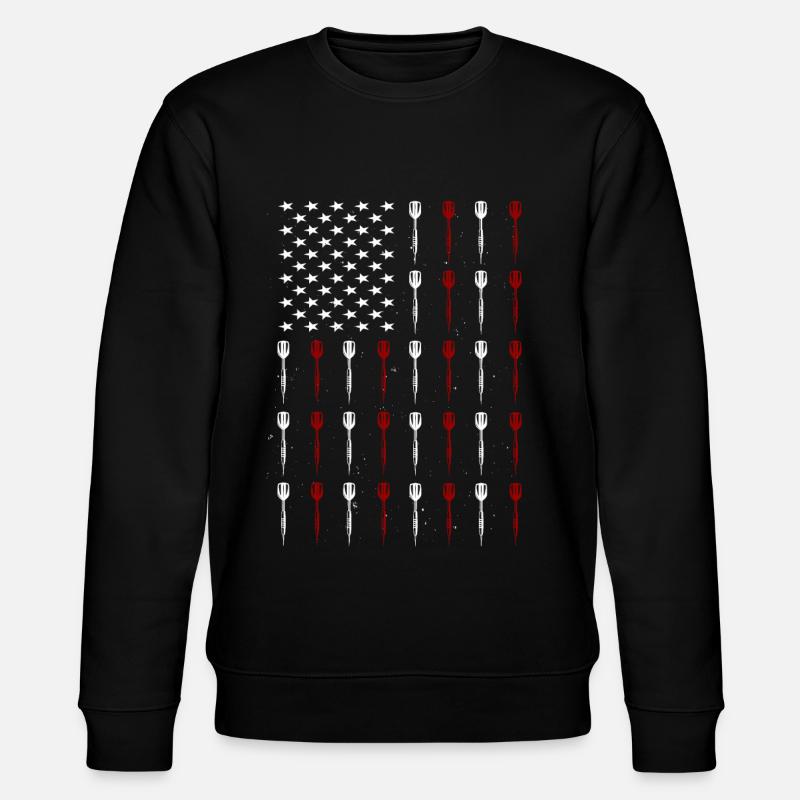 Darts Player Darts - Stanley/Stella CHANGER Unisex Organic Sweatshirt - black