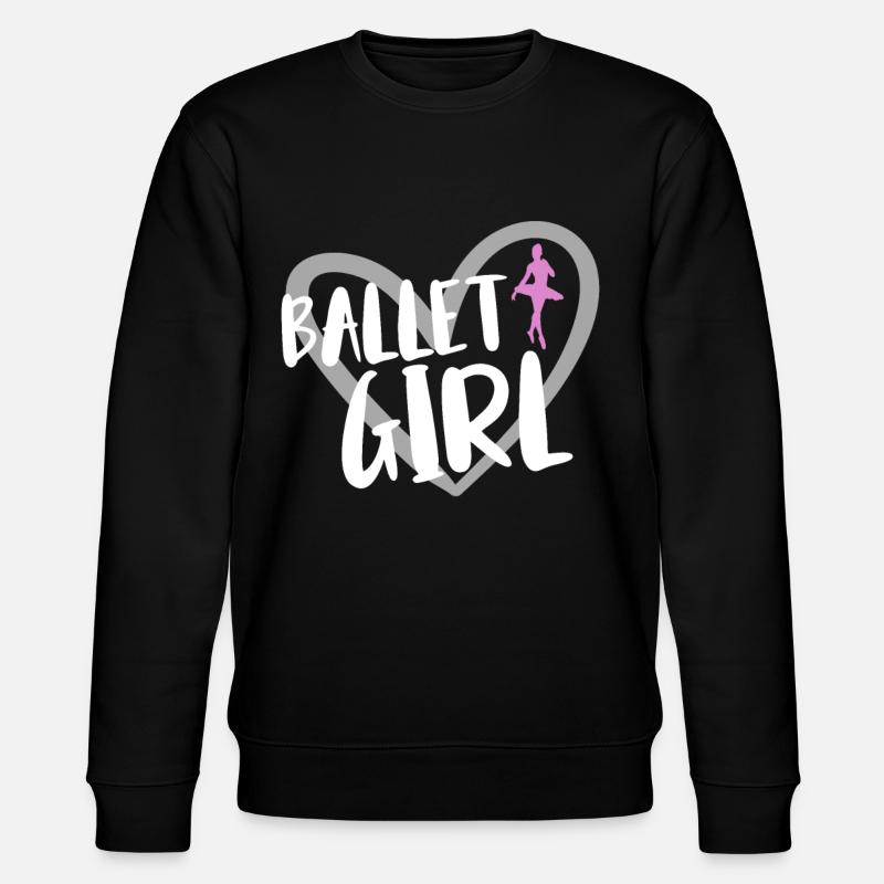 Ballet Dancing - Stanley/Stella CHANGER Unisex Organic Sweatshirt - black