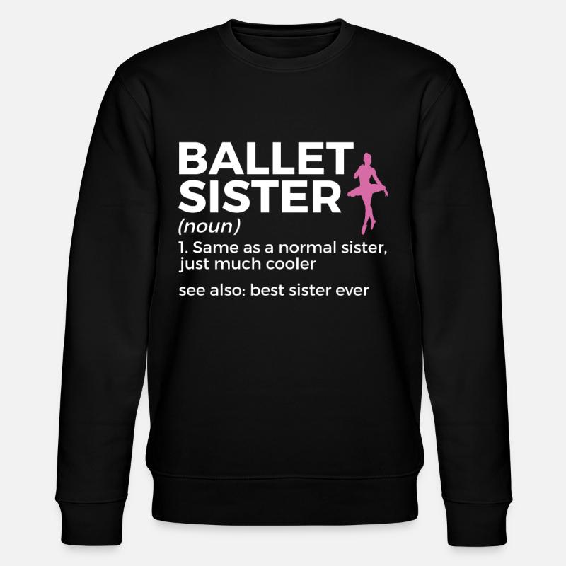 Ballet Dancing - Stanley/Stella CHANGER Unisex Organic Sweatshirt - black
