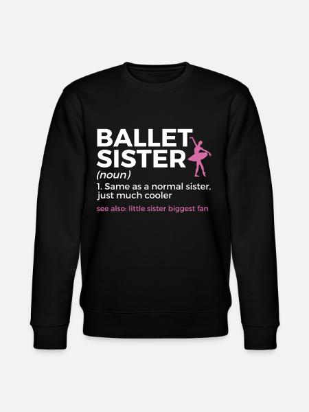 Ballet Dancing - Stanley/Stella CHANGER Unisex Organic Sweatshirt - black