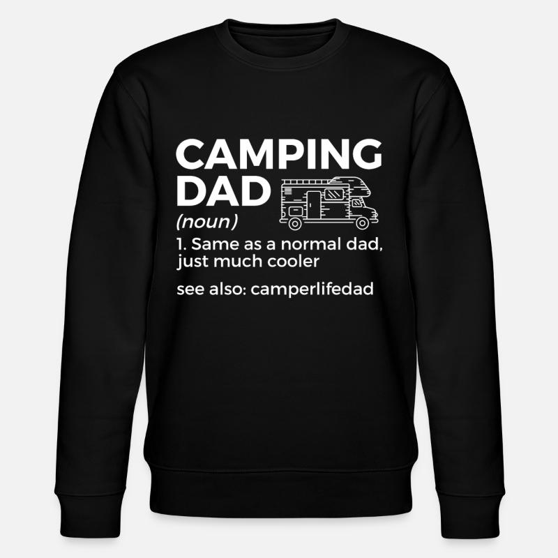 Camping Camping Camping-car - Sweat bio CHANGER Stanley/Stella Unisexe - noir