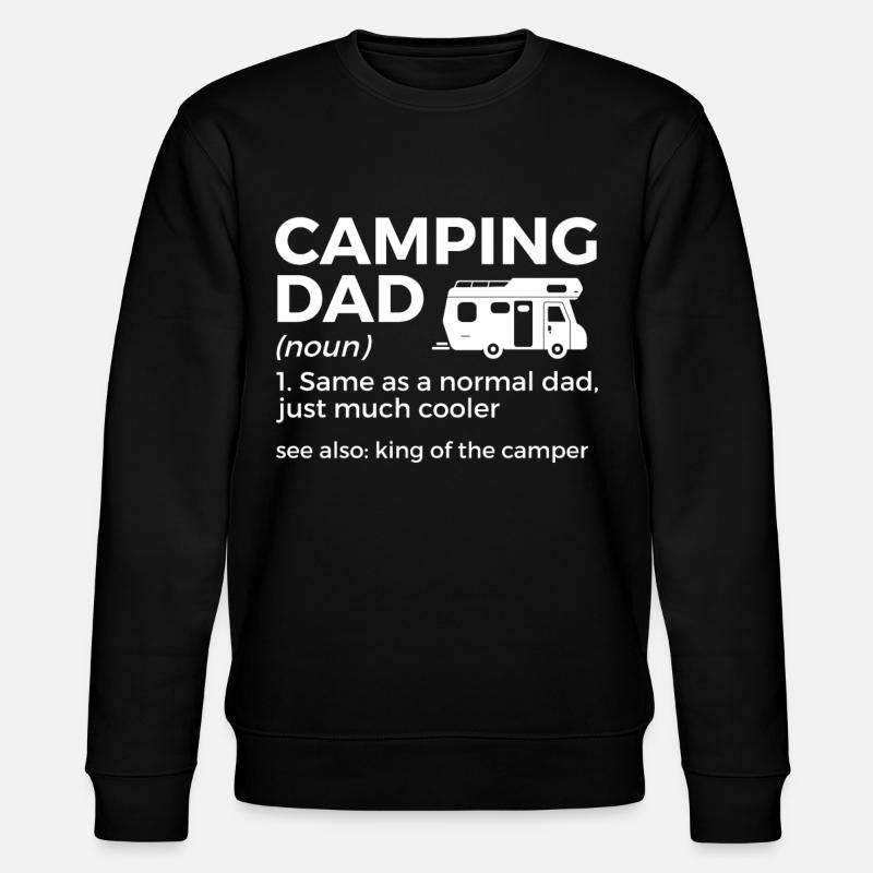 Camping Camping Camping-car - Sweat bio CHANGER Stanley/Stella Unisexe - noir
