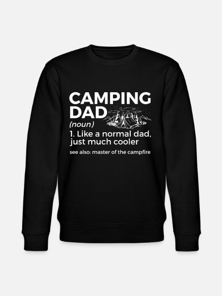 Camping Camping Camping-car - Sweat bio CHANGER Stanley/Stella Unisexe - noir