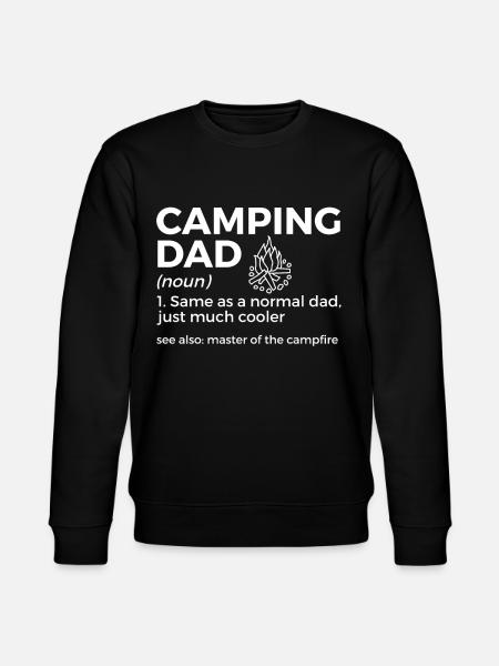 Camping Camping Motorhome - Stanley/Stella CHANGER Unisex Organic Sweatshirt - black