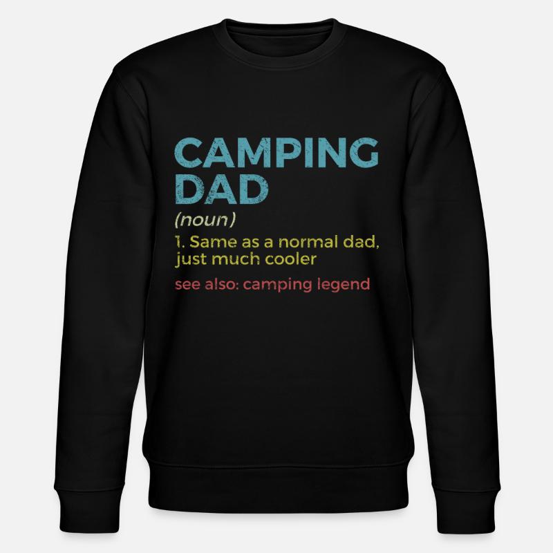 Camping Camping Motorhome - Stanley/Stella CHANGER Unisex Organic Sweatshirt - black