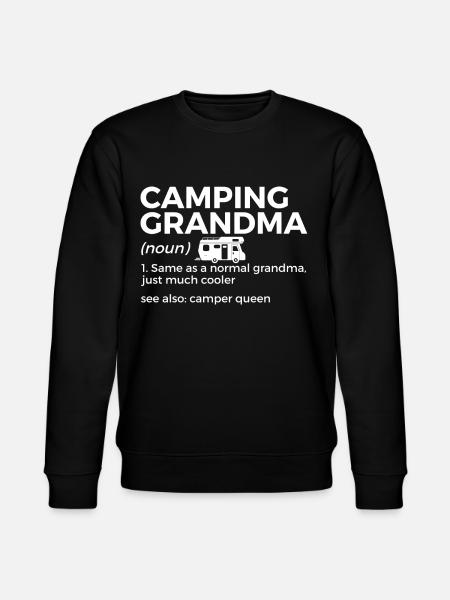 Camping Camping Motorhome - Stanley/Stella CHANGER Unisex Organic Sweatshirt - black
