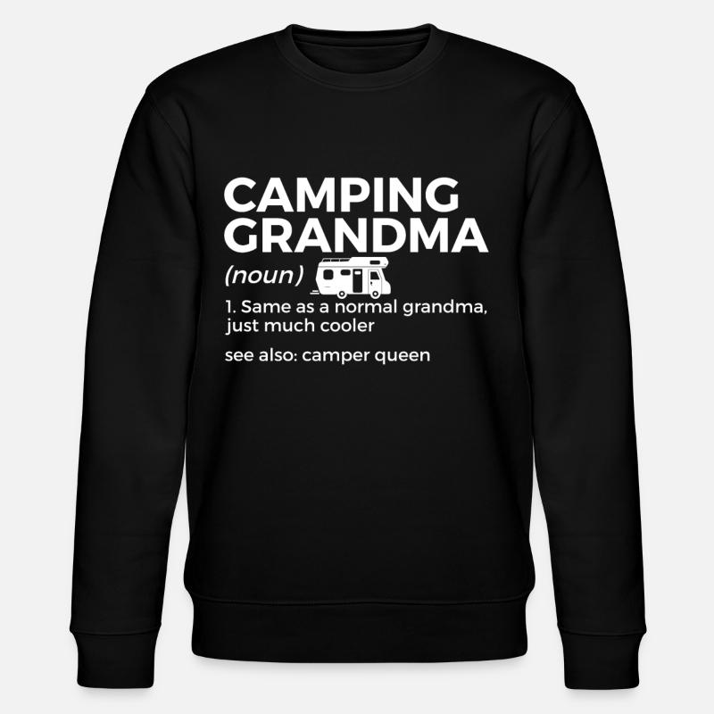Camping Camping Motorhome - Stanley/Stella CHANGER Unisex Organic Sweatshirt - black