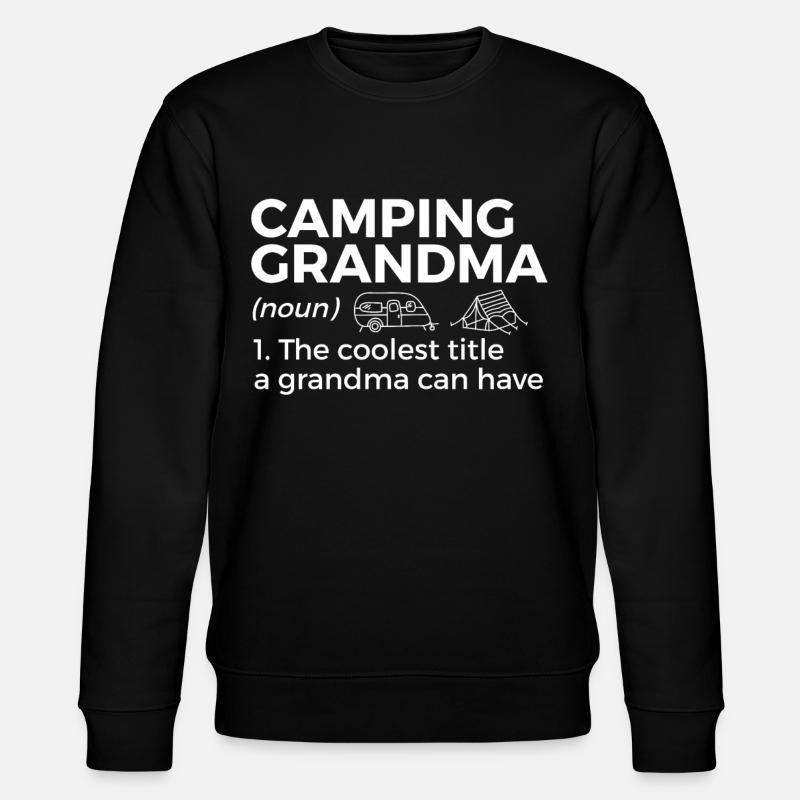 Camping Camping Camping-car - Sweat bio CHANGER Stanley/Stella Unisexe - noir