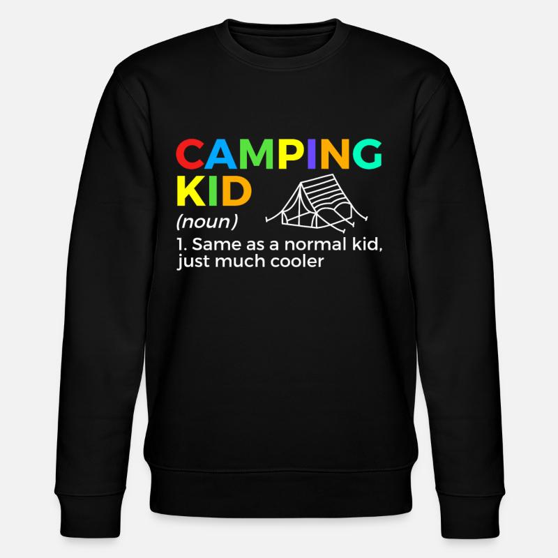 Camping Camping Camping-car - Sweat bio CHANGER Stanley/Stella Unisexe - noir
