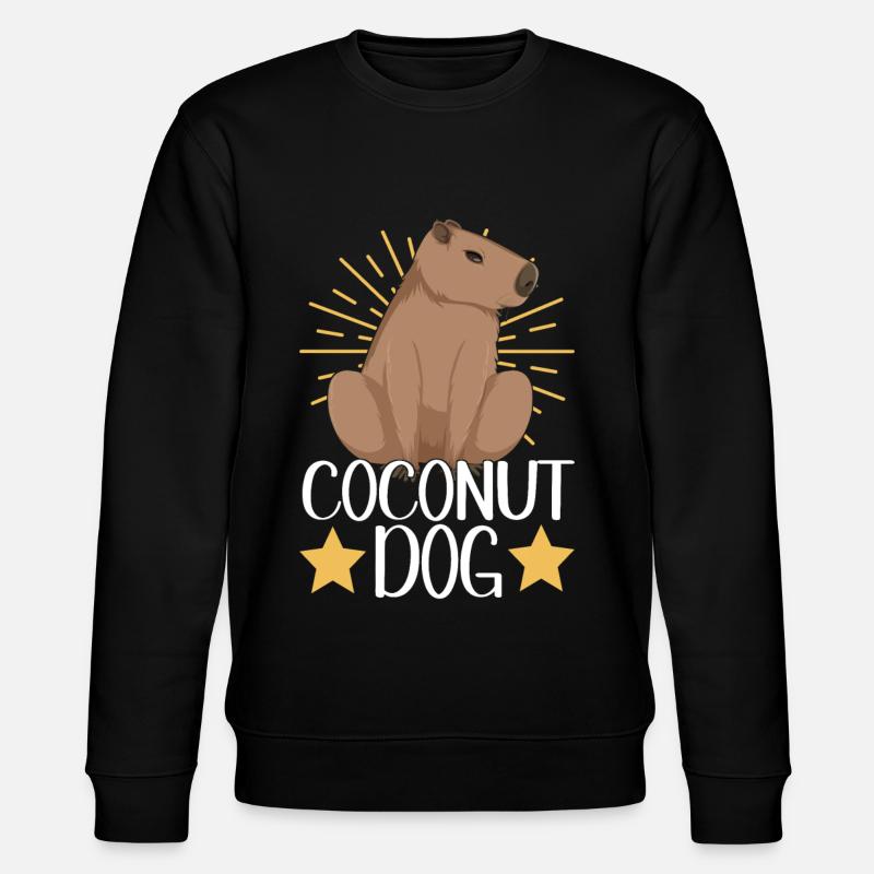 Capybara Wasserschwein - Sweat bio CHANGER Stanley/Stella Unisexe - noir