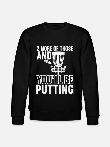 Disc Golf Disc Golfer - Stanley/Stella CHANGER Unisex Organic Sweatshirt - black