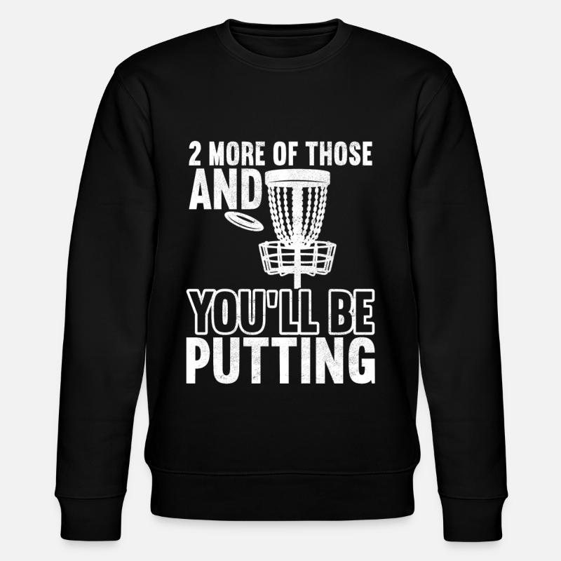 Disc Golf Disc Golfer - Stanley/Stella CHANGER Unisex Organic Sweatshirt - black