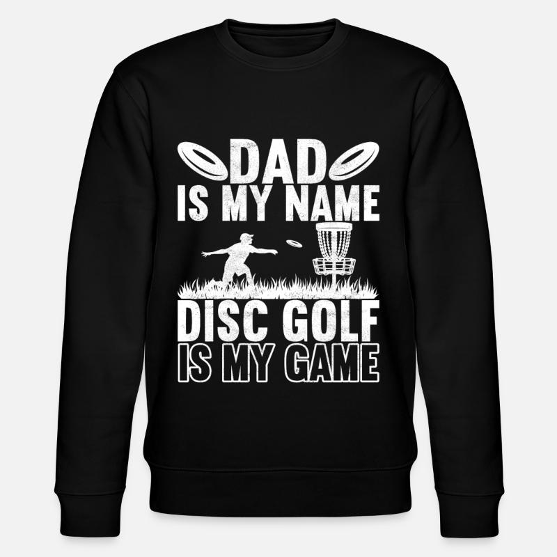 Disc Golf Disc Golfer - Stanley/Stella CHANGER Unisex Organic Sweatshirt - black