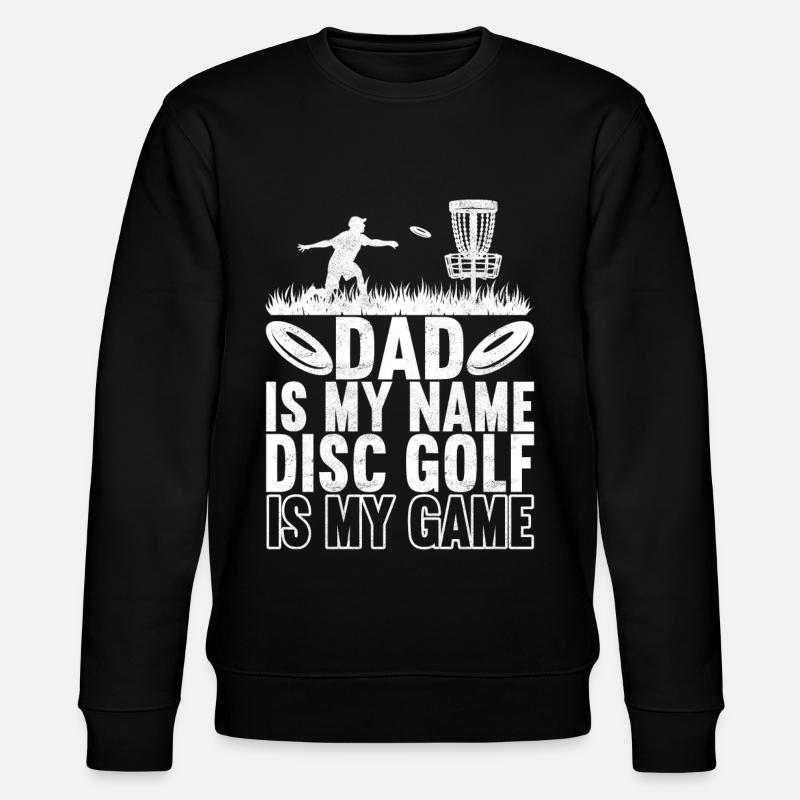 Disc Golf Disc Golfer - Stanley/Stella CHANGER Unisex Organic Sweatshirt - black