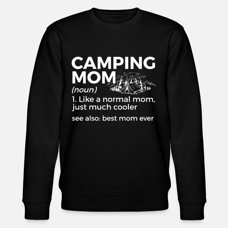 Camping Camping Motorhome - Stanley/Stella CHANGER Unisex Organic Sweatshirt - black