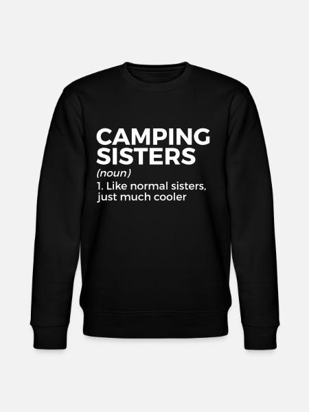 Camping Zelten Wohnmobil - Stanley/Stella Unisex Bio-Sweatshirt CHANGER - Schwarz