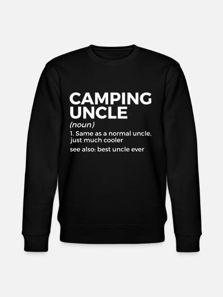 Camping Camping Camping-car - Sweat bio CHANGER Stanley/Stella Unisexe - noir