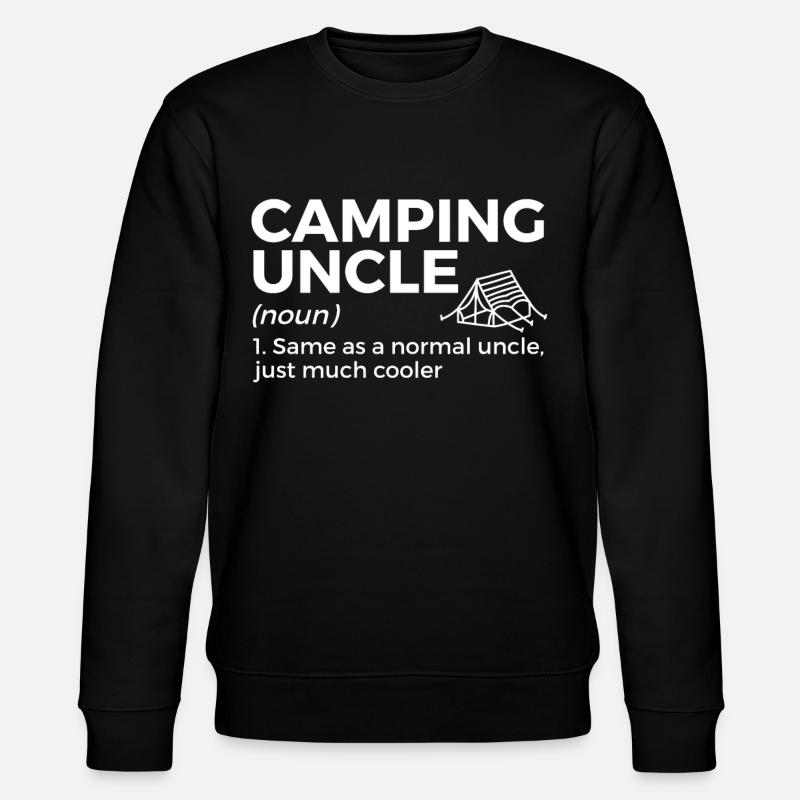 Camping Camping Camping-car - Sweat bio CHANGER Stanley/Stella Unisexe - noir