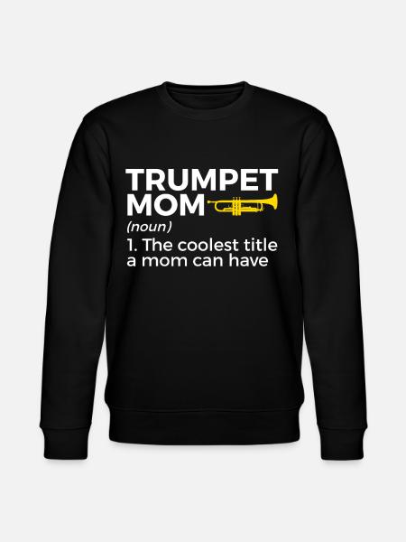 Trumpet Musician Brass Music - Stanley/Stella CHANGER Unisex Organic Sweatshirt - black