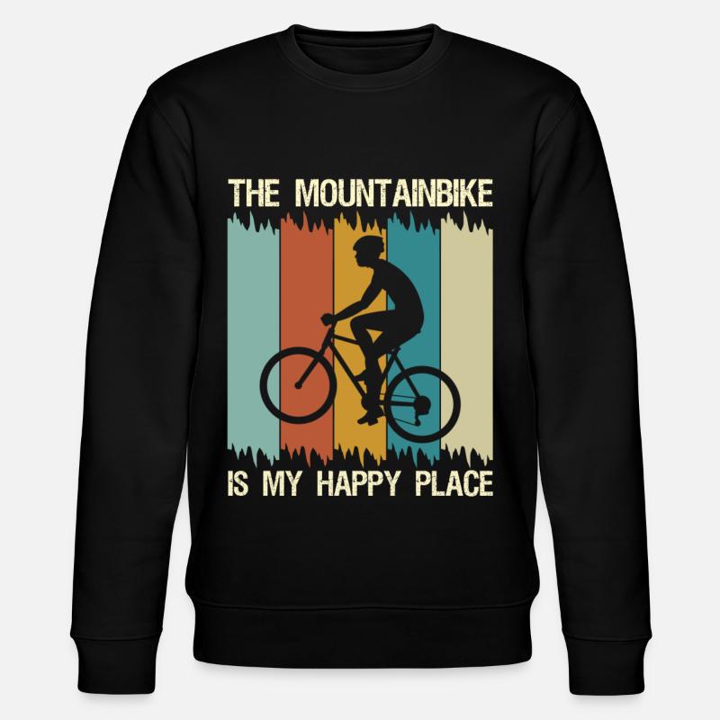 Mountain biking Mountain biking - Stanley/Stella CHANGER Unisex Organic Sweatshirt - black
