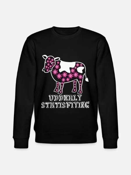 Cow Farmer Farmer Cows - Stanley/Stella CHANGER Unisex Organic Sweatshirt - black