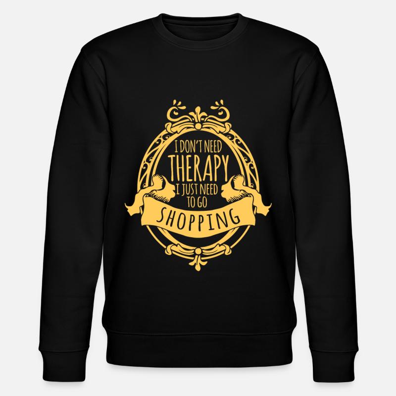 Shopping Therapy - Stanley/Stella CHANGER Unisex Organic Sweatshirt - black