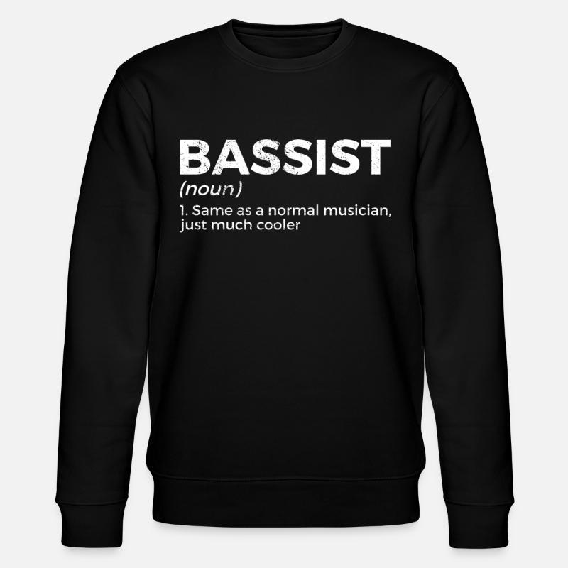 Musicien de guitare basse - Sweat bio CHANGER Stanley/Stella Unisexe - noir
