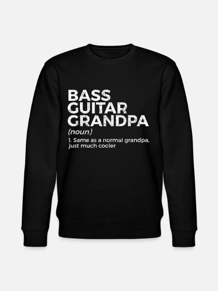 Musicien de guitare basse - Sweat bio CHANGER Stanley/Stella Unisexe - noir