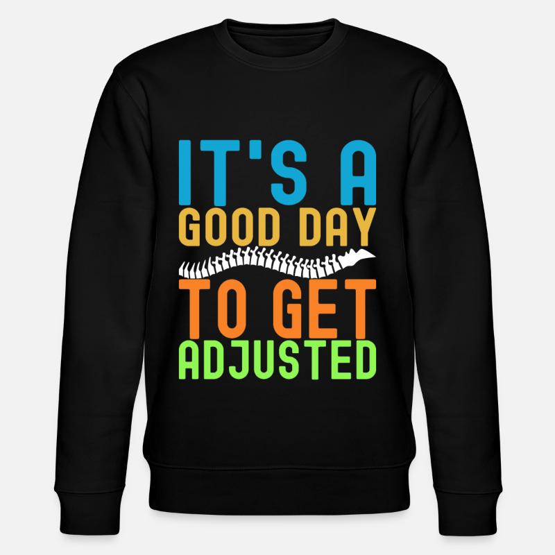 Chiropractor Chiropractic Physiotherapy - Stanley/Stella CHANGER Unisex Organic Sweatshirt - black