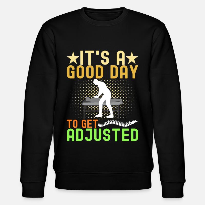 Chiropractor Chiropractic Physiotherapy - Stanley/Stella CHANGER Unisex Organic Sweatshirt - black