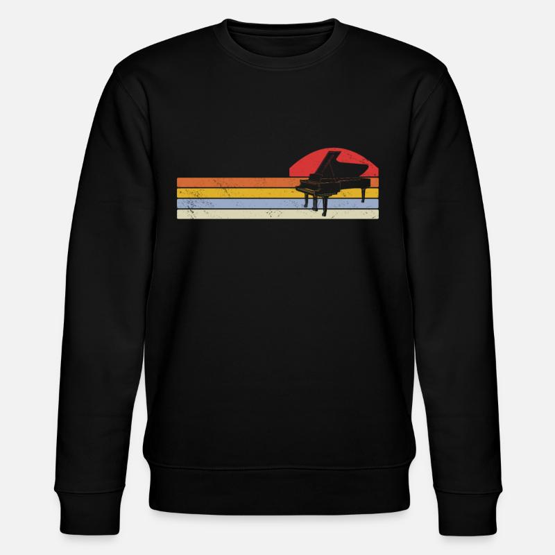 Klavier Musiker - Stanley/Stella Unisex Bio-Sweatshirt CHANGER  - Schwarz