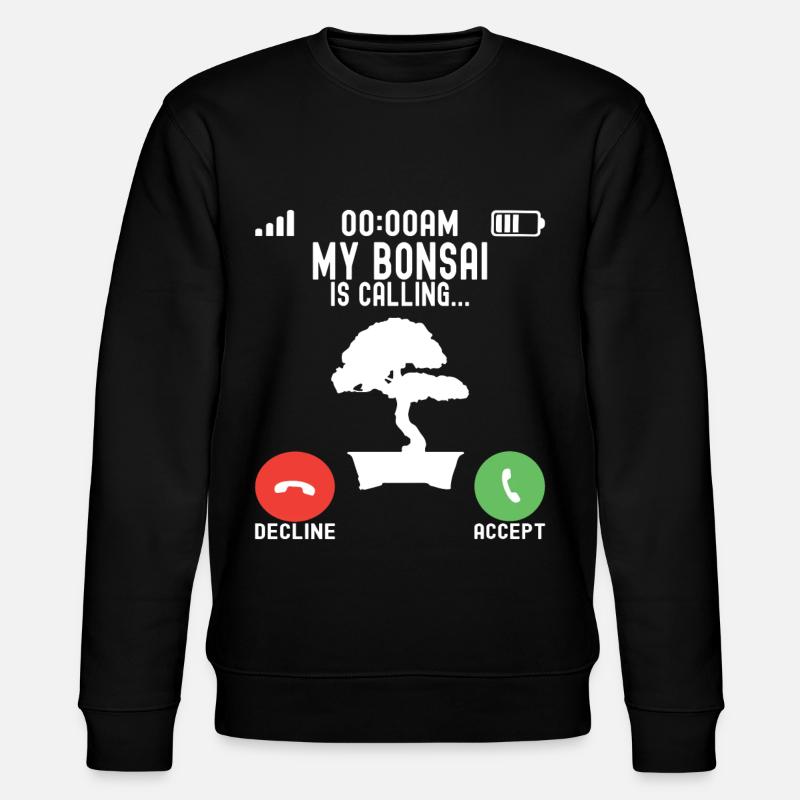 Bonsaï Bonsaï - Sweat bio CHANGER Stanley/Stella Unisexe - noir