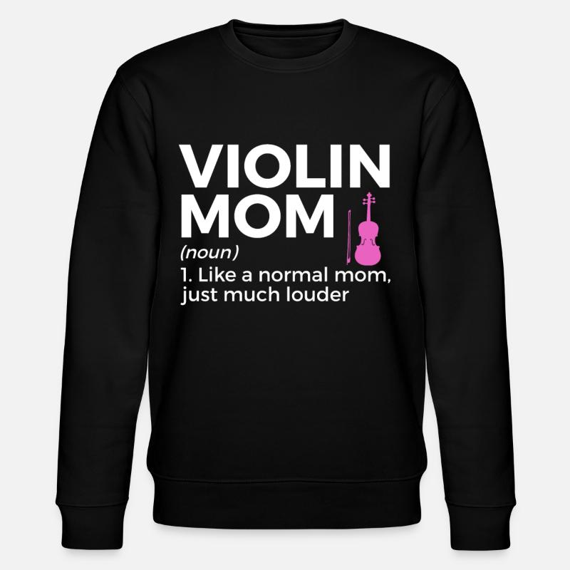 Violine Geige Musiker - Stanley/Stella Unisex Bio-Sweatshirt CHANGER  - Schwarz