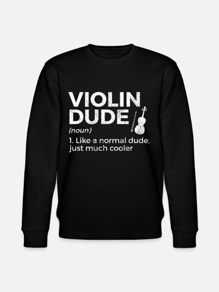 Violon Musicien - Sweat bio CHANGER Stanley/Stella Unisexe - noir