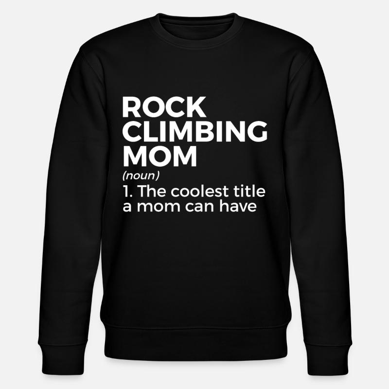 Climbing Mountaineering - Stanley/Stella CHANGER Unisex Organic Sweatshirt - black